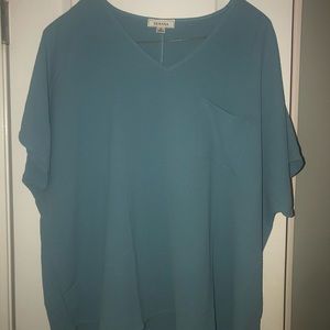 Brand new large blue blouse